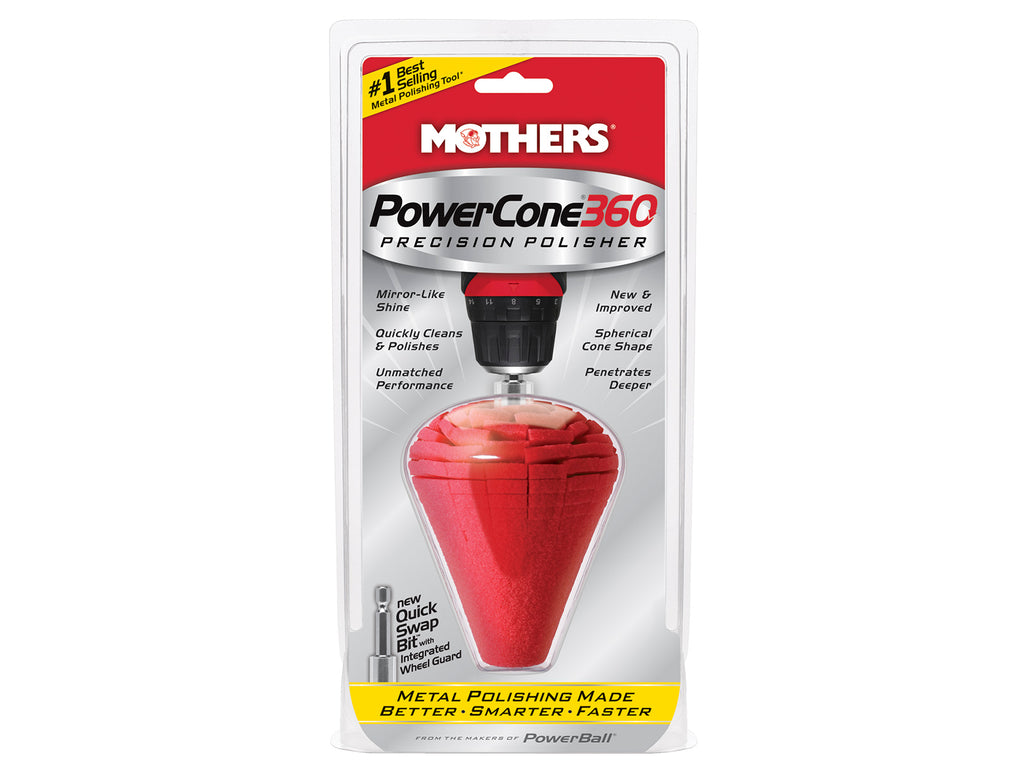 Mothers PowerCone / Cono de Espuma Pulir Superficies Metálicas de Difícil Acceso