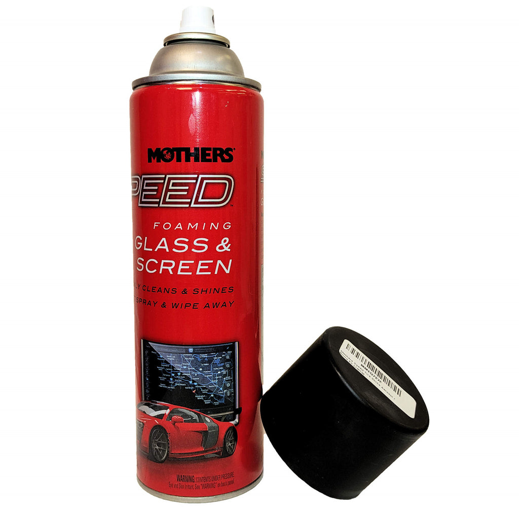 Mothers Speed Glass & Screen Cleaner Aerosol / Limpiador de cristales, pantallas y espejos.