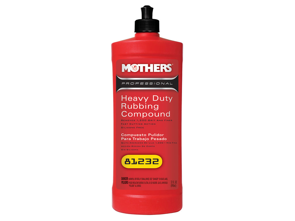 Mothers Pro Heavy Duty Rubbing Compound / Pulimento Corte Grueso L