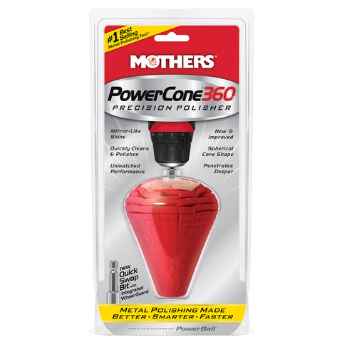 Mothers PowerCone / Cono de Espuma Pulir Superficies Metálicas de Difícil Acceso
