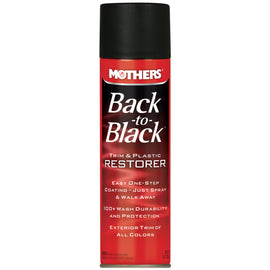 Mothers Back-to-Black® Trim Plastic Restorer Aerosol / Restaurador de plasticos en Aerosol