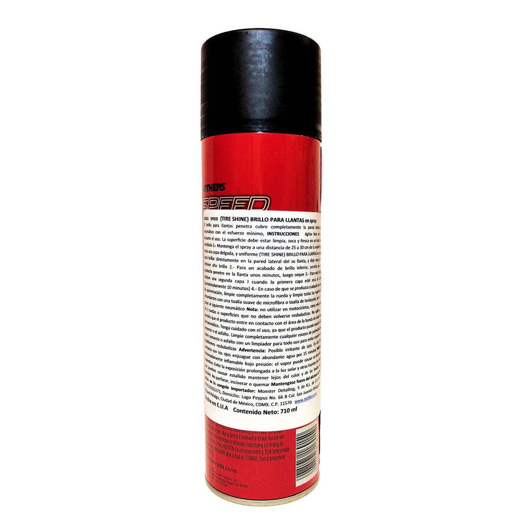 Mothers Speed Tire Shine Aerosol / Brillo en Llantas