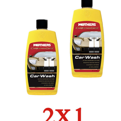 Mothers California Gold Car Wash / Shampo para Vehicúlos 2x1