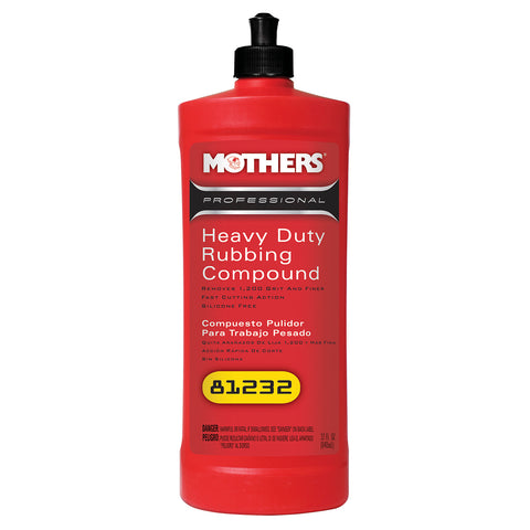 Mothers Pro Heavy Duty Rubbing Compound / Pulimento Corte Grueso L