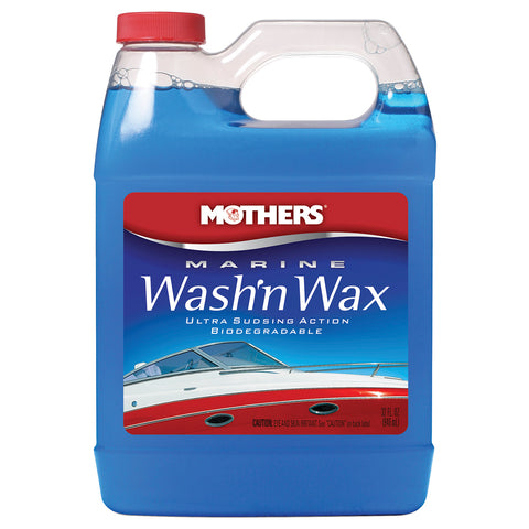 Mothers Marine Wash & Wax / Shampoo con Cera para Vehículos Marinos