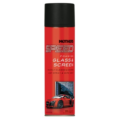 Mothers Speed Glass & Screen Cleaner Aerosol / Limpiador de cristales, pantallas y espejos.